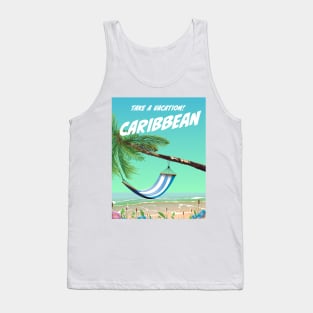 Caribbean Vacation poster Tank Top